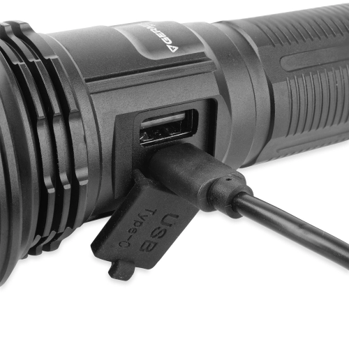 LATARKA LED COMA 1500LM 1x26650 IP44 czarny